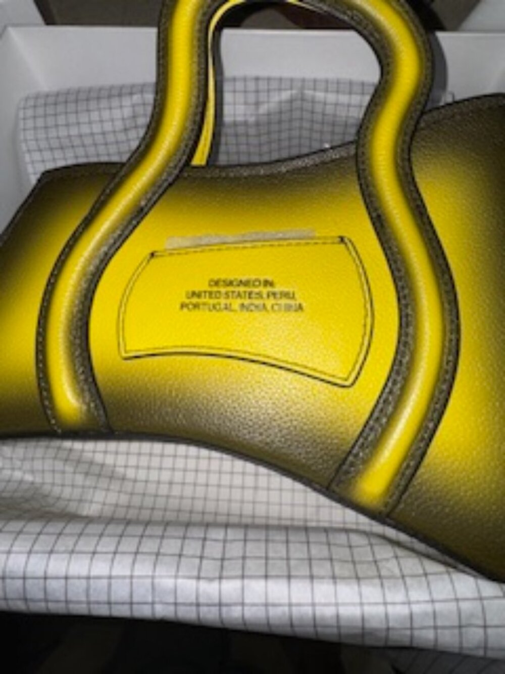 MSCHF GSCT Bag Fade to Yellow UNRELEASED Purse (MSRP $650)